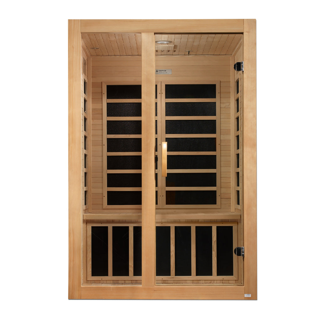 Dynamic "Santiago" 2 Person Low EMF FAR IR Sauna (DYN-6209-01)