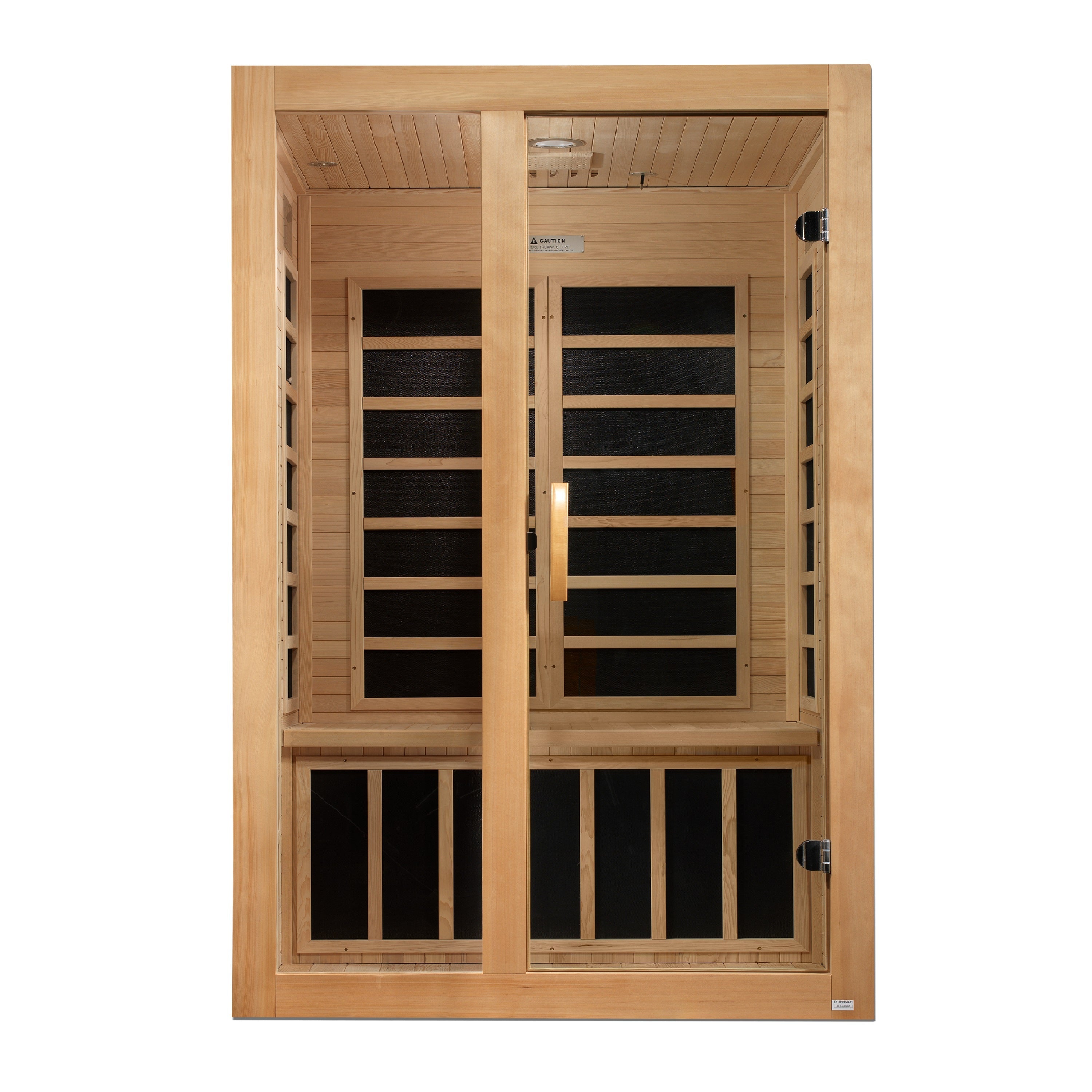 Dynamic "Santiago" 2 Person Low EMF FAR IR Sauna (DYN-6209-01)