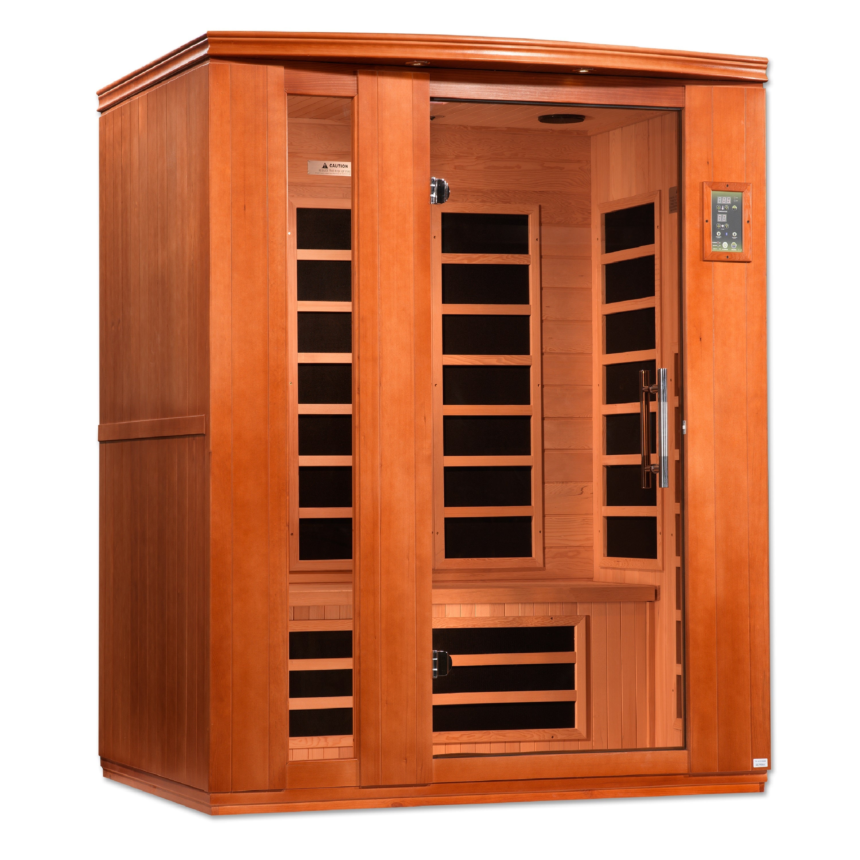 Dynamic "Lugano" 3 Person Ultra Low EMF FAR IR Sauna (DYN-6336-02 Elite)