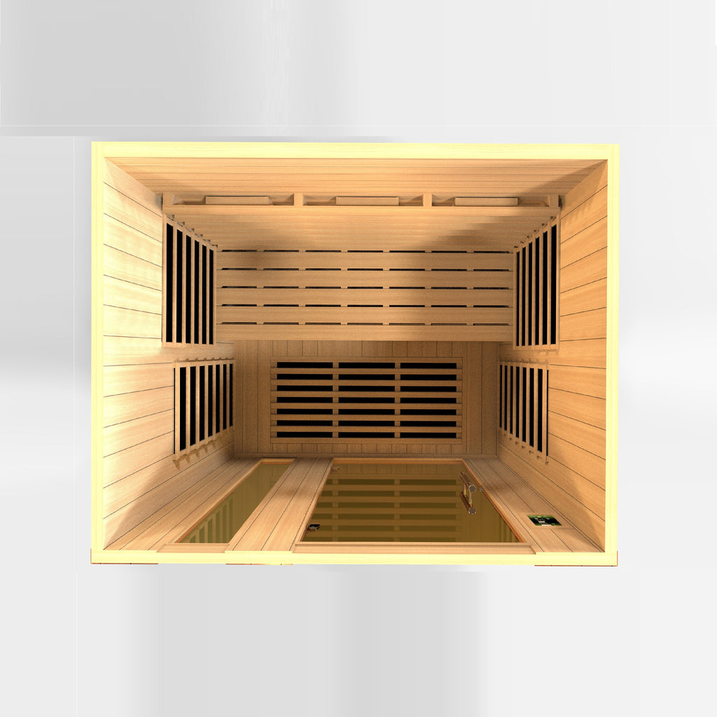 Dynamic "Lugano" 3 Person Full Spectrum IR Sauna (DYN-6336-03 FS)