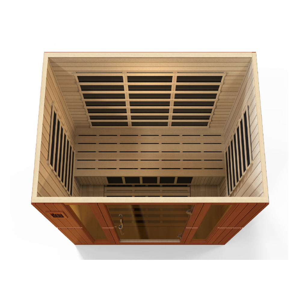 Dynamic "Bergamo" 4 Person Low EMF Far IR Sauna (DYN-6440-01)