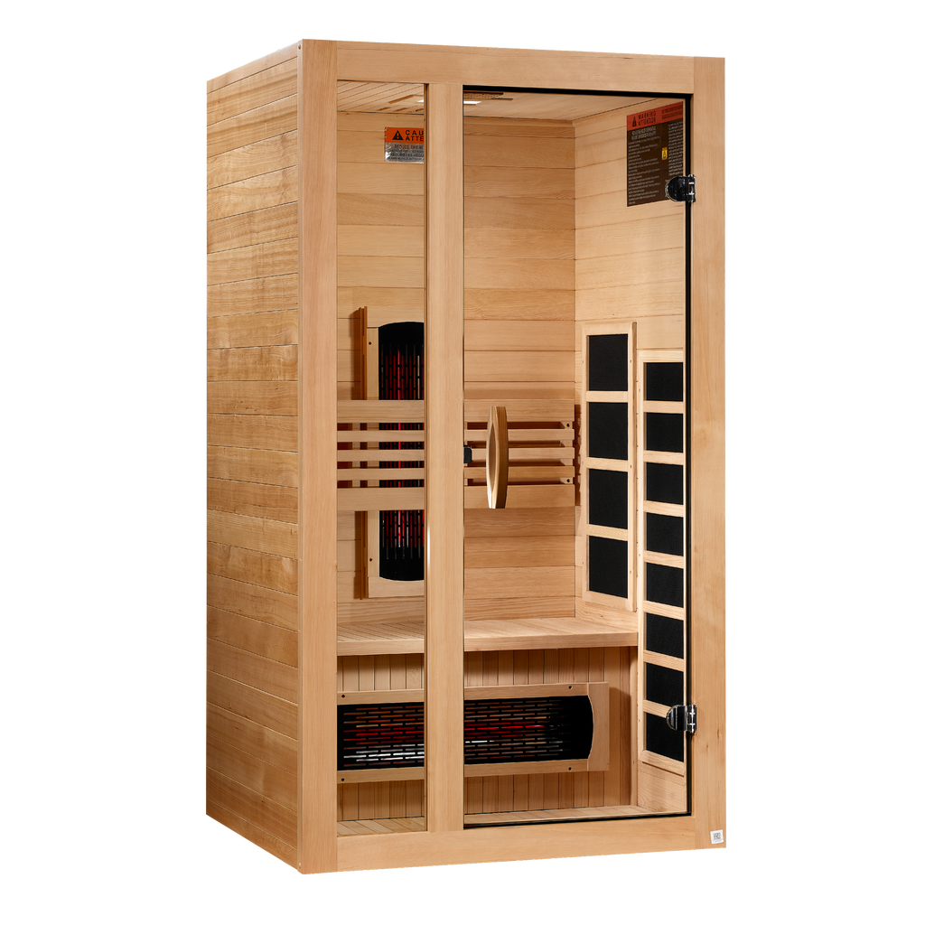 ***New 2026 Model*** Dynamic Gracia 1-2-Person Full Spectrum Near Zero EMF FAR IR Sauna (DYN-6119-03 FS)